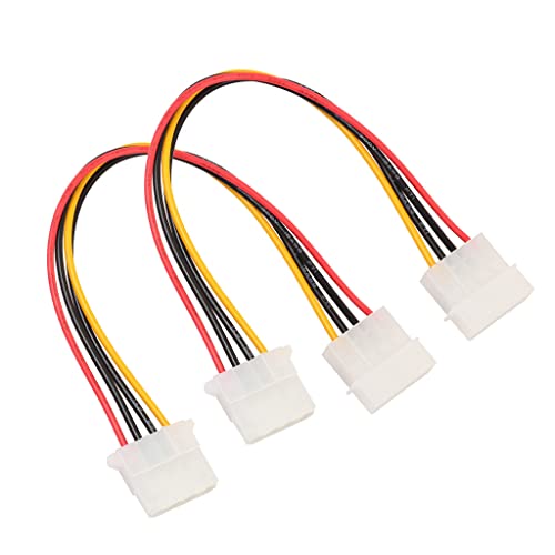 4-polige IDE Bis 4-polige IDE Molex 4pin Männlich Bis Weibliche Diskette 4-Stift Netzkabel/Stromverlängerungskabel 7.87in 2 Packungen Ausdehnung Weibliches Männliches Kabel von Itkcozcg