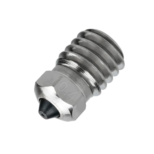 Bimetalldüse Advanced gehärtete Stahldüse 0,2/0,4/0,6/0,8 mm für ABS und mehr Filamenttypen, Bimetall gehärteter Stahl von Itkcozcg