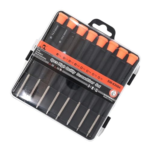 Ergonomische Antislip Handle Handschreiber Kits 8 Genauige Bit Für Mobiltelefon Demontage Haushaltswartung 8PCS Compact Magnet ScrewDriver Kit Kit von Itkcozcg