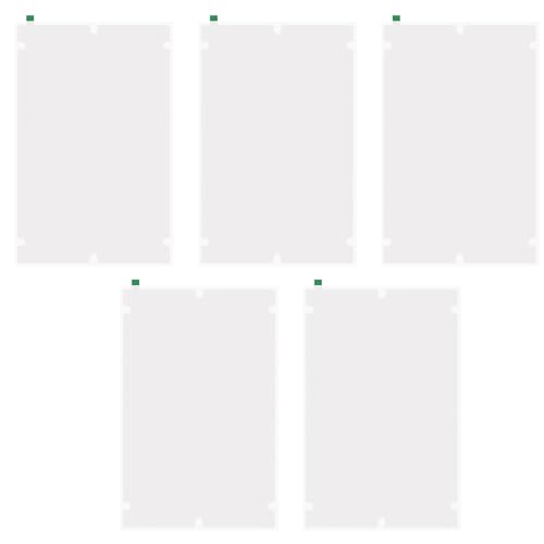 Itkcozcg Clear LCD Shielding Films 5 Piece Set Für M7Pro Drucker Bildschirme Kratzer Proof LCD Bildschirm Beschützer Film Hobbyist Verwenden Sie Druckerzubehör von Itkcozcg