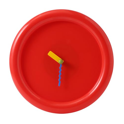 Itkcozcg Cremefarbene Tisch-Wanduhr mit Seifenblasen-Motiv, einzigartige Designs mit leisem Design für Zuhause, Schlafzimmer, Wohnzimmer, Büro von Itkcozcg