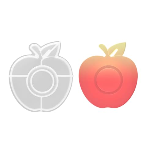 Itkcozcg Flexible Silikon-Kerzenständer-Form für Heimdekoration und Obstförmiger Teelichthalter, Schreibtisch-Ornament-Form von Itkcozcg