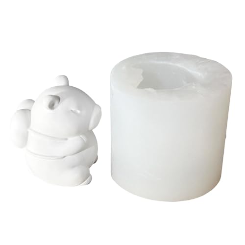 Itkcozcg Flexible Silikonform Capybaras geformte Kerzenformen, duftende Aromatherapie, handgefertigte Desktop-Ornament-Form von Itkcozcg