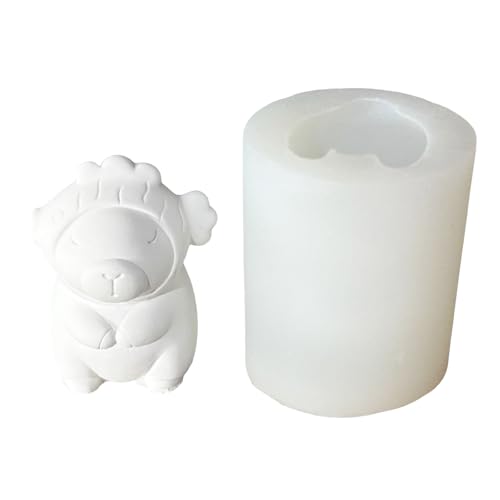 Itkcozcg Flexible Silikonform Capybaras geformte Kerzenformen, duftende Aromatherapie, handgefertigte Desktop-Ornament-Form Itkcozcg Flexible Silikonform Capybaras geformte Kerzenformen, duftende Aromatherapie, handgefertigte Desktop-Ornament-Form von Itkcozcg