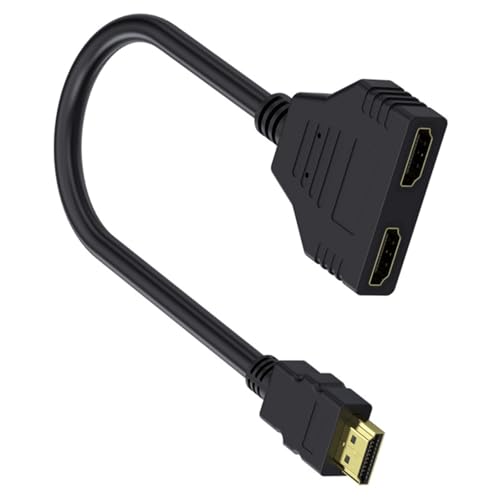Itkcozcg HDTV Splitter 1 Bis 2 Ausgabe Für Doppelmonitore 1 In 2 Out 1080p Video Unterstützung Für Computer HDTV Und Gaming Systeme Männlich Bis Weiblich Itkcozcg HDTV Splitter 1 Bis 2 Ausgabe Für Doppelmonitore 1 In 2 Out 1080p Video Unterstützung Für Computer HDTV Und Gaming Systeme Männlich Bis Weiblich von Itkcozcg