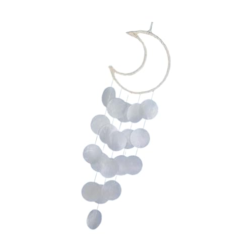 Itkcozcg Küstenschalenwinde Chimes Handgefertigt Für Balkon Garten Dekoration Natürliche Muscheln Basteln Freien Hängende Ornament Gartenschale Wind Glockenspiel von Itkcozcg