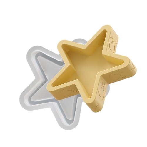 Itkcozcg Mehrzweck-Stern-Kerzenhalter aus stabilem Silikon, tragbar, für Kunstharz, Gips, Bastelbedarf, verschiedene Größen Itkcozcg Mehrzweck-Stern-Kerzenhalter aus stabilem Silikon, tragbar, für Kunstharz, Gips, Bastelbedarf, verschiedene Größen von Itkcozcg