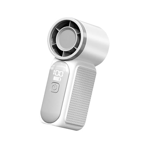 Itkcozcg Pocket Lüfter Handheld Leistungsstarke Kühllüfter Luftgebläse 100 Geschwindigkeit Wiederaufladbare Luftgebläsekühlung Für Home Office Leichter Schreibtisch von Itkcozcg