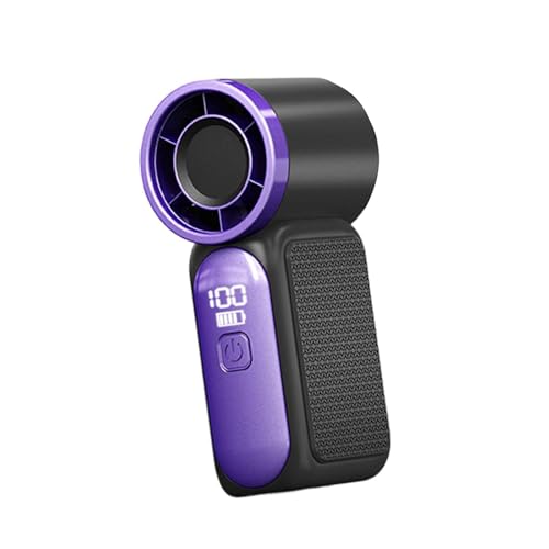 Itkcozcg Pocket Lüfter Handheld Leistungsstarke Kühllüfter Luftgebläse 100 Geschwindigkeit Wiederaufladbare Luftgebläsekühlung Für Home Office Leichter Schreibtisch von Itkcozcg