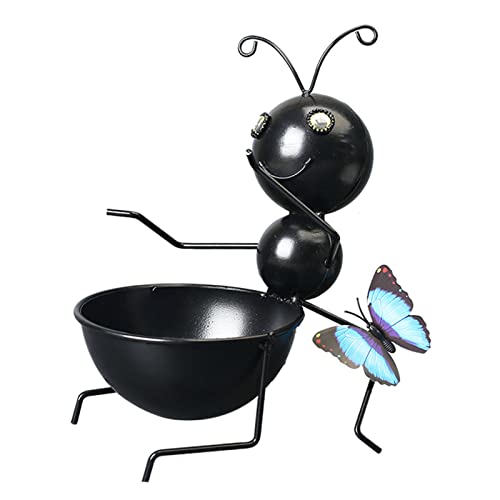 Itkcozcg Schmiedeeisen Ameisen Blumen Pot Cartoon Blütenbehälter Organizer Accessoire Für Festival Holiday Neujahr Party Schmiedeeisen Töpfe von Itkcozcg
