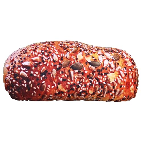 Itkcozcg Simulation Brot Form Kissen Weiches Lendenwirbelkissen Gefüllte Rückenlehne Brotform Kissen von Itkcozcg