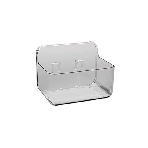 Itkcozcg Stabile Aufbewahrungsboxen zur Wandmontage, transparent, selbstklebend, für Badezimmer, Küche oder Büro, Regale, Badezimmerzubehör Itkcozcg Stabile Aufbewahrungsboxen zur Wandmontage, transparent, selbstklebend, für Badezimmer, Küche oder Büro, Regale, Badezimmerzubehör von Itkcozcg