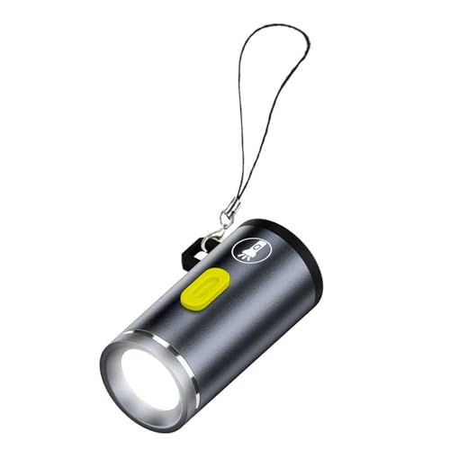 Itkcozcg Tragbare Typ-C-Taschenlampe mit hoher Helligkeit, kleines LED-Licht, LED-Taschenlampen für Camping und Wandern von Itkcozcg