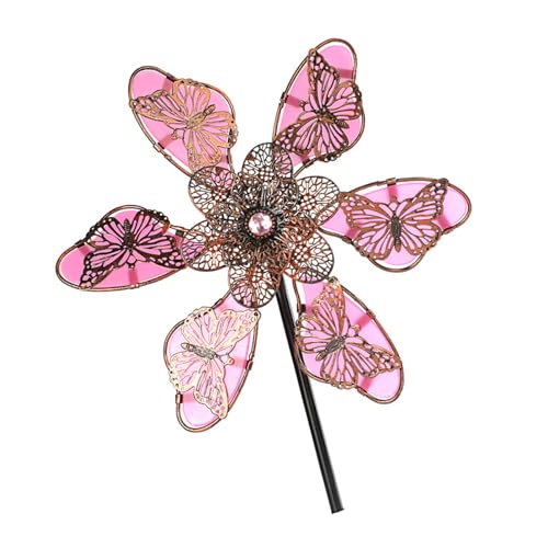 Itkcozcg Wetterfeste Metall Windmühle Spinner Skulptur Für Patios Rasenflächen Garten Außenbereiche Rotierende Kunstdekoration Windskulptur Für Garten von Itkcozcg