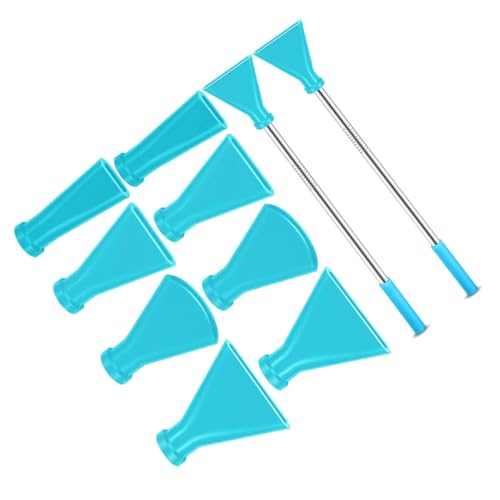 Professionelles Acrylgähnezubehör 4 Größe Blasendüsen Edelstahl Strohhalm Art Tool Set Lackiermittel Flüssigkeitskunstwerkzeug Set von Itkcozcg