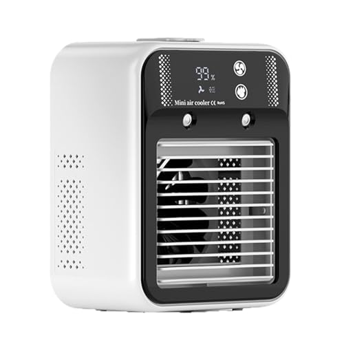 Tragbarer Desktop Luftkühllüfter Mit 2 Geschwindigkeits Kühllüfterlüfter Für Schlafsaalstudien Office Desk Outdoor Outdoor Tragbare Klimaanlage von Itkcozcg