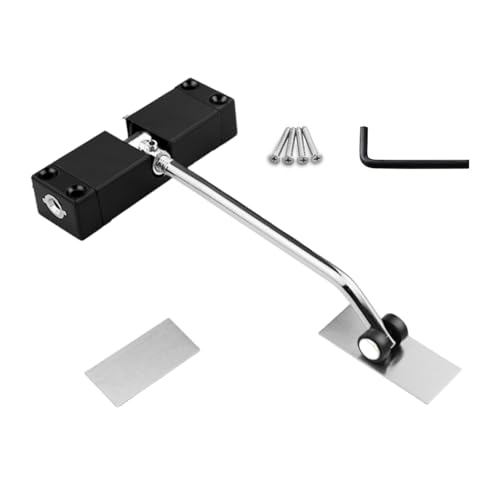 Türschließer mit verstellbarer Spannung, automatisches Schließen, Stahl, hervorragend für Garten & Zimmer, leiser Schließmechanismus von Itkcozcg