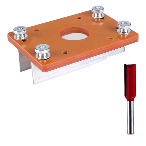Unsichtbare Aluminium-Verschlüsse für Trimmmaschine, Kleiderschrank, Schrank, Panel, Stanzen, Locators, Halterung, Zubehör, Möbelherstellungs-Set von Itkcozcg