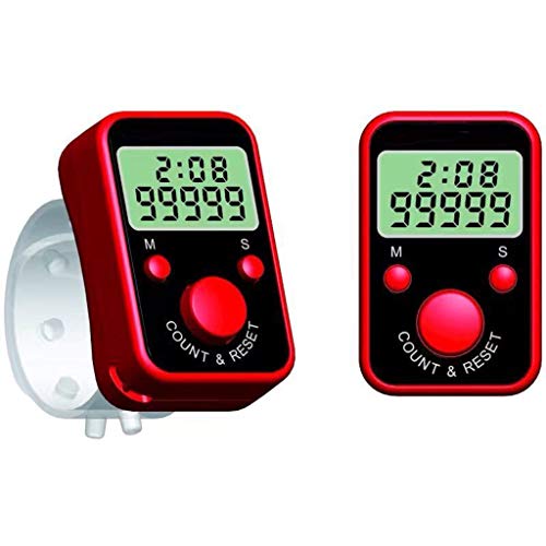 Verbesserter Fingerzähler Digital LCD Elektronische Handheld Tally Counter Clicker Ziffern Stichmarker Zahlen Hand Tally Digital von Itkcozcg