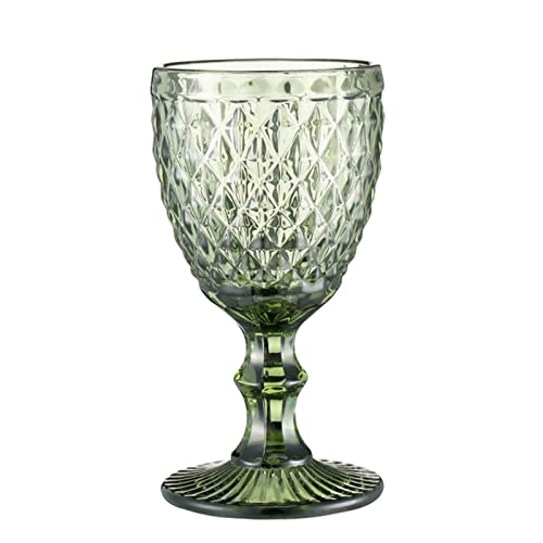 Weinglas Farbiger Goblet Vintage Muster Geprägte Gläser Goblets Für Party Hochzeitstag Restaurant Weinglas von Itkcozcg