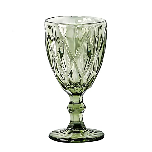 Weinglas Farbiger Goblet Vintage Muster Geprägte Gläser Goblets Für Party Hochzeitstag Restaurant Weinglas von Itkcozcg