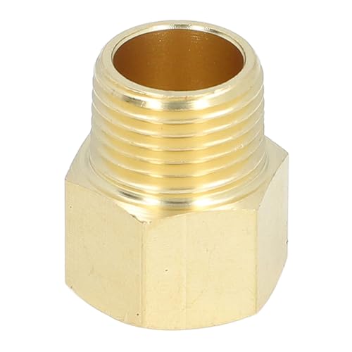 Itonash 10 Pcs Messingrohrarmaturen, 1/2 -Zoll -NPT -Männlichkeits -Adapter -Adapter -Accessoires, mit Fester Messingkonstruktion für Duschkopf Badewanne Ausgabedanien von Itonash