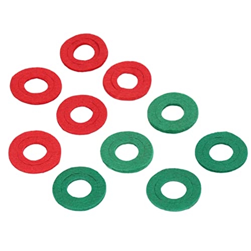 Itonash 10pcs Faser Unterlegscheiben, Batterie -Anschluss -Protektor -Leckage -Prävention Dichtung mit Roter und Grünem Farbcodieren für 6 V und 12 V von Itonash