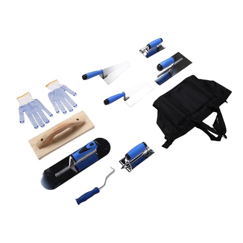 Itonash 10pcs Mauerwerkzeugwerkzeugset, Multifunktionales Edelstahl -Kelle mit Komfortables Griff und 14 -Zoll -Werkzeugbeutel für die Baustelle und Home Decoration Itonash 10pcs Mauerwerkzeugwerkzeugset, Multifunktionales Edelstahl -Kelle mit Komfortables Griff und 14 -Zoll -Werkzeugbeutel für die Baustelle und Home Decoration von Itonash