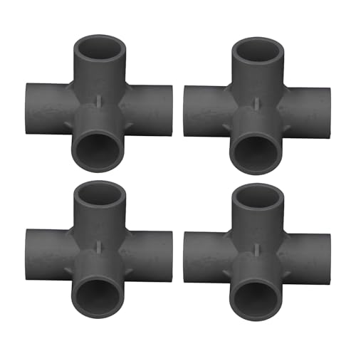 Itonash 10pcs PVC -Rohranpassungsstecker, 0,8 -Zoll -Möbelqualität Hochglanz -Ellbogenfugen für Zelt Gewächshaus -Wasserrohre mit Zusätzlichen Tiefen für Starke Struktur (Schwarz) von Itonash