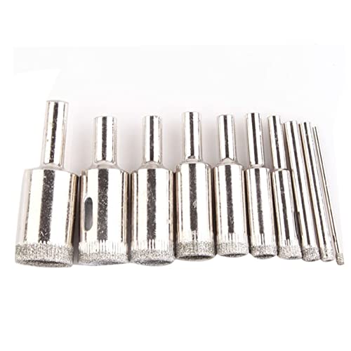 Itonash 15 Stück Edelstahl Marmor Loch öffner Bohrer, mit Einschneiden den Kanten für Schnelles Sauberes Schneiden, für Emery Glass Marmor Granit Keramik Fliesen Stein Fliese von Itonash