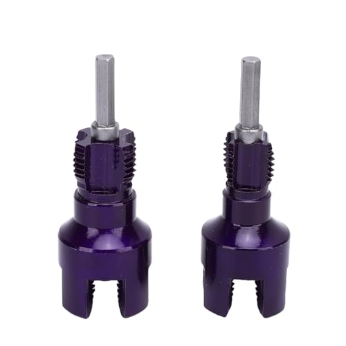 Itonash 2 PCS -Rohrgewinde -Schneidwerkzeug, Integriertes Internes und Externes Gewindewerkzeug für PVC -Rohr, 1/2in 3/4 -Zoll -Legierungsstahl mit Hex -Schaft von Itonash