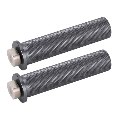 Itonash 2 Stück Bank Hunde Klemme Tenon, Aluminium Legierung Holz Bearbeitungs Loch Tischs Chiene Klemme für 3 4 Zoll 19mm Löcher, mit Eloxierter Behandlung Zum Fräsen von Schneid von Itonash