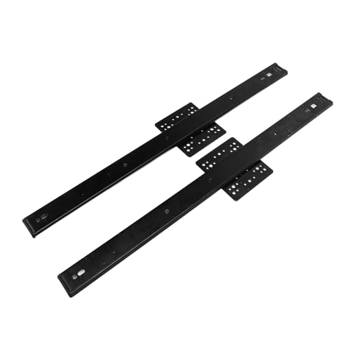 Itonash 20 Zoll Rutsche, 500mm Schwere Schiebetür Schiene mit Kugellager für Schrank, Wand Schränke, TV-Schränke, Verdeckte Türen von Itonash