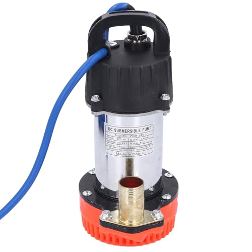 Itonash 24V DC Tauch Pumpe, Edelstahl Gehäuse mit Zentrifugal Laufrad und Voll Kupfer Motor, für Farm Ranch Teich Schwimmbad Itonash 24V DC Tauch Pumpe, Edelstahl Gehäuse mit Zentrifugal Laufrad und Voll Kupfer Motor, für Farm Ranch Teich Schwimmbad von Itonash