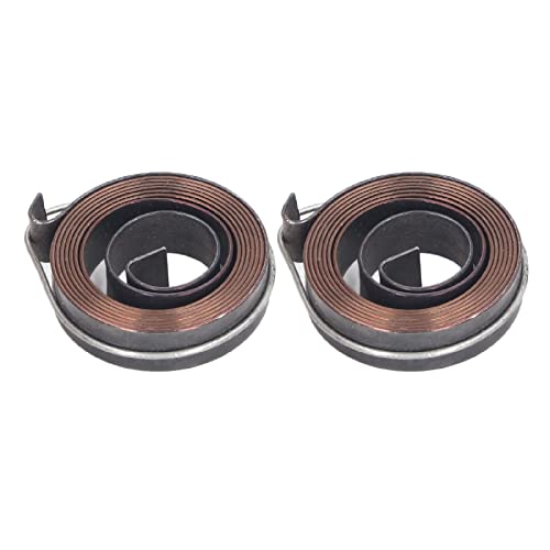 Itonash 2pcs Bank Bohrer Return Spule Feder, Quills Feed Return Federn 37 Mm Außendurchmesser mit Chrombeschichtung für Horizontale und Vertikale Bankbohrer von Itonash