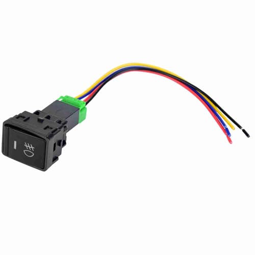 Itonash 4 Poles 12V -Kabelbitterschalter mit LED -Decoder für Japanische Autos, Ideal für die Installation von LED -Lichtern von Itonash
