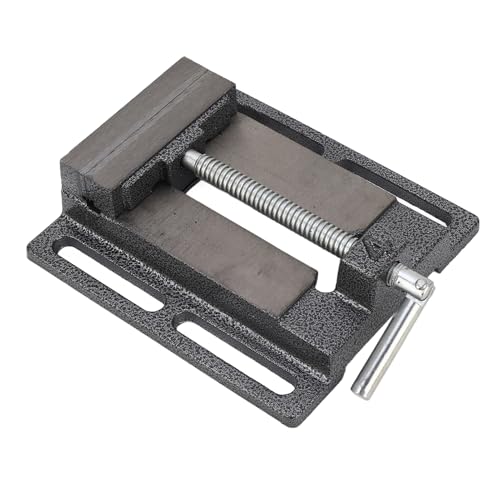 Itonash 4in Bench Vise, Spann Schnur aus Hohem Kohlenstoffs Tahl mit Erhöhtem Kiefer Design für Stabile Werkstücke, 100mm Kiefer öffnung für Hardware-Teile-Befestigung von Itonash