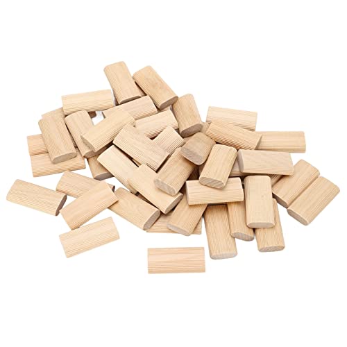 Itonash 50 Stück Holzdübel, 10x50mm Massivholz-Tenon-Einfüge Block mit Hoher Festigkeit und Stabilität, für Möbel Spleißen Schrank Herstellung Rahmen Technik Itonash 50 Stück Holzdübel, 10x50mm Massivholz-Tenon-Einfüge Block mit Hoher Festigkeit und Stabilität, für Möbel Spleißen Schrank Herstellung Rahmen Technik von Itonash