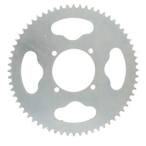 Itonash 64T -Kettenrisse, Stahl -Innendurchmesser 54 Mm 4 Loch für Mini -Motorradketten, Ausgezeichnete Zähigkeit mit Haltbarkeit, Geringes Gewicht für 47cc 49cm Mini -Motorräder, ATVs, von Itonash