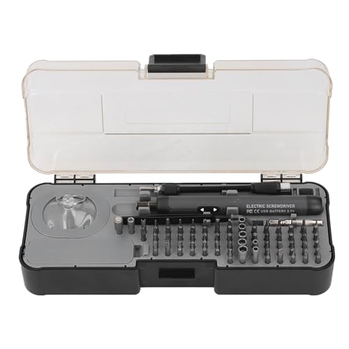 Itonash 68 in 1 Elektro Schrauber Set, Kabellos Wiederauf Ladbar mit 110 U/min Geschwindigkeit und Einstellbarem Drehmoment, für PCs Laptops Smartphones RC Cars Drohnen Tastaturen Itonash 68 in 1 Elektro Schrauber Set, Kabellos Wiederauf Ladbar mit 110 U/min Geschwindigkeit und Einstellbarem Drehmoment, für PCs Laptops Smartphones RC Cars Drohnen Tastaturen von Itonash