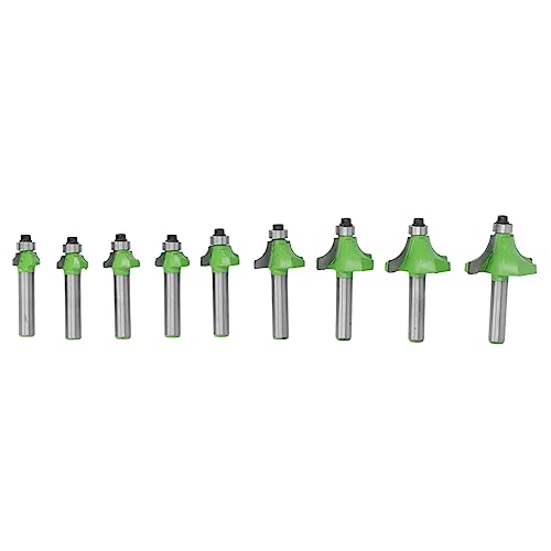 Itonash 9pcs Perlenbits, Wolframstahl -Legierungs -Router -Bits mit PTFE -Beschichtung für Holzbearbeitung, Trimmen, Schneiden von Massivholz, MDF, Sperrholz Itonash 9pcs Perlenbits, Wolframstahl -Legierungs -Router -Bits mit PTFE -Beschichtung für Holzbearbeitung, Trimmen, Schneiden von Massivholz, MDF, Sperrholz von Itonash