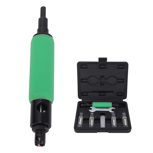Itonash Blind Nietentfernwerkzeugkit mit Führung und Bohrer für 1/8in 5/32in 3/16in 1/4in -Nieten, Arbeitet mit 1/4in -Pneumatik -Elektrobohrer, Grün von Itonash