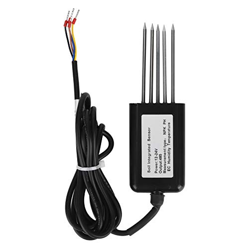 Boden Umfassender Sensor, RS485 5Pin Boden PH NPK Temperatur und Luftfeuchtigkeit EC Sensor Leitfähigkeitsdetektor Tester von Itonash