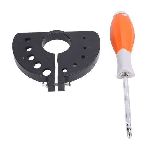Itonash Bohrerbitschärker, Abs Tragbares Schleifbefestigung mit Individuellen Rillen für den Durchmesser 3 4 5 6 7 8 9 10 11 12, Kompatibel mit Winkelmühle (Schwarz) von Itonash