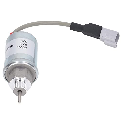 Itonash Brennstoffausschaltungsmagnetventil, Aluminiumlegierung ABS -Stopp -Magnet mit Hoher Genauigkeitsempfindlichkeit für HL403C 15 HR404C 22T 402d 403d 404d 404C 403c DC12V von Itonash