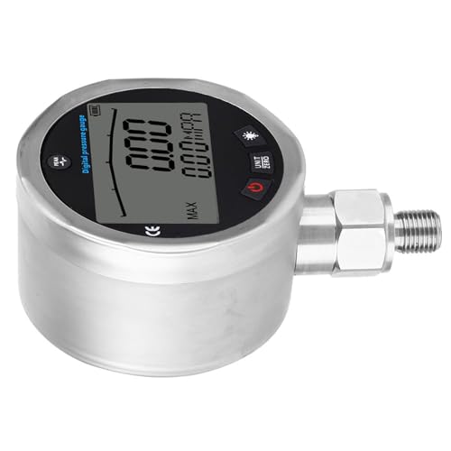 Itonash Digitaler Druckanzeige, 0-400BAR 0-40MPA 0-5800PSI LCD-Display mit Blauer Hintergrundbeleuchtung für Wasserluftöl Pneumatic Werkzeugluftkompressionssystem Itonash Digitaler Druckanzeige, 0-400BAR 0-40MPA 0-5800PSI LCD-Display mit Blauer Hintergrundbeleuchtung für Wasserluftöl Pneumatic Werkzeugluftkompressionssystem von Itonash