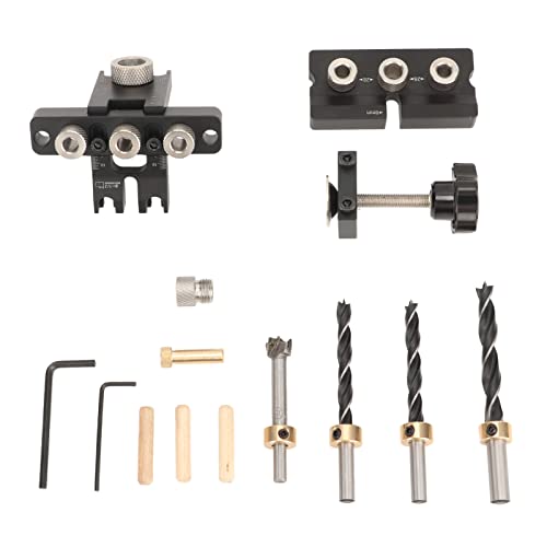 Itonash Dowel -Jig, Schnelle Präzise Positionierungslochbohrer Aluminium -Legierungsbohranleitung mit Stabiler Anodierter Oberfläche für Möbel Holzbearbeitung 10 Mm Bis 25 Mm Teller 32 Itonash Dowel -Jig, Schnelle Präzise Positionierungslochbohrer Aluminium -Legierungsbohranleitung mit Stabiler Anodierter Oberfläche für Möbel Holzbearbeitung 10 Mm Bis 25 Mm Teller 32 von Itonash
