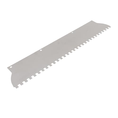 Itonash Edelstahlfliesen Kelle, 2/5 X 2/5 Zoll Square -Kerbe für Großformatfliesen mit Edelstahl -Seitenwächtern für Professionelle Flieseninstallation (600 mm) von Itonash