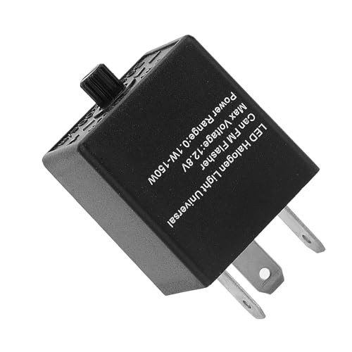 Itonash Einstellbarer LED -Flasher -Relais für Automobilmotorrad, Wobei Universelle 12 -V -LEDs Frequenz Einstellbar Blinken, Lösen Sie Blinker -LED -Probleme mit der SMD -Technologie Itonash Einstellbarer LED -Flasher -Relais für Automobilmotorrad, Wobei Universelle 12 -V -LEDs Frequenz Einstellbar Blinken, Lösen Sie Blinker -LED -Probleme mit der SMD -Technologie von Itonash