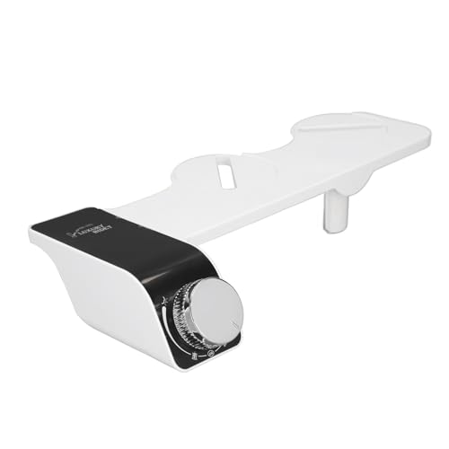 Itonash Einzeldüsen -Toilettenbidet, Verstellbarer Wasserdruck ABS -Plastik -Toilettensprühgerät mit Knaufschalter, Zur Einfachen Installation und (3/8in Europa) von Itonash